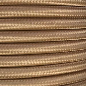 Cable textil beige