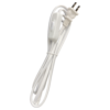 CABLE CON APAGADOR Y CLAVIJA BLANCO 2mt