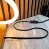 CABLE CON APAGADOR Y CLAVIJA BLANCO 2mt - Imagen 3