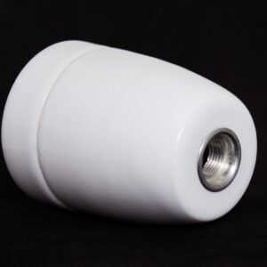 SOCKET PORCELANA BRILLANTE BLANCO