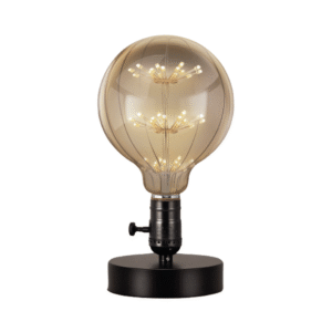 FOCO DECORATIVO GLOBO 120 LED CONSTELACION 4W CRISTAL RAYADO