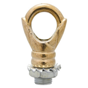 GANCHO METALICO CERRADO ORO ROSA PARA CANOPE