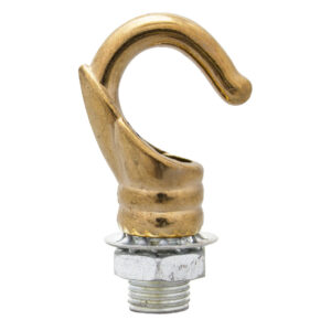 GANCHO METALICO ABIERTO ORO ROSA PARA CANOPE