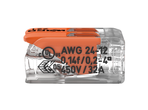 CONECTOR LINEAL DE EMPALME PARA 4MM2 2 PUNTOS