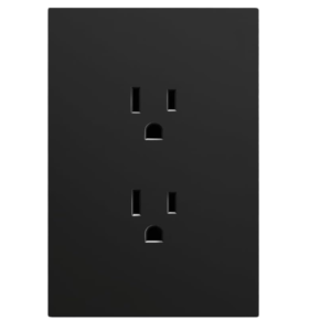 CONTACTO DUPLEX NEGRO MATE LUXURY