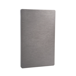 PLACA CIEGA GRIS TEXTURIZADO