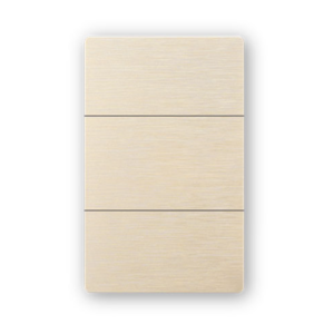 APAGADOR TRIPLE ORO TEXTURIZADO MODELO
