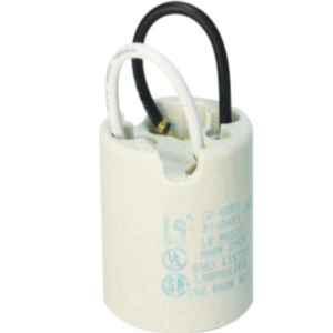 SOCKET PORCELANA C/CABLES P118